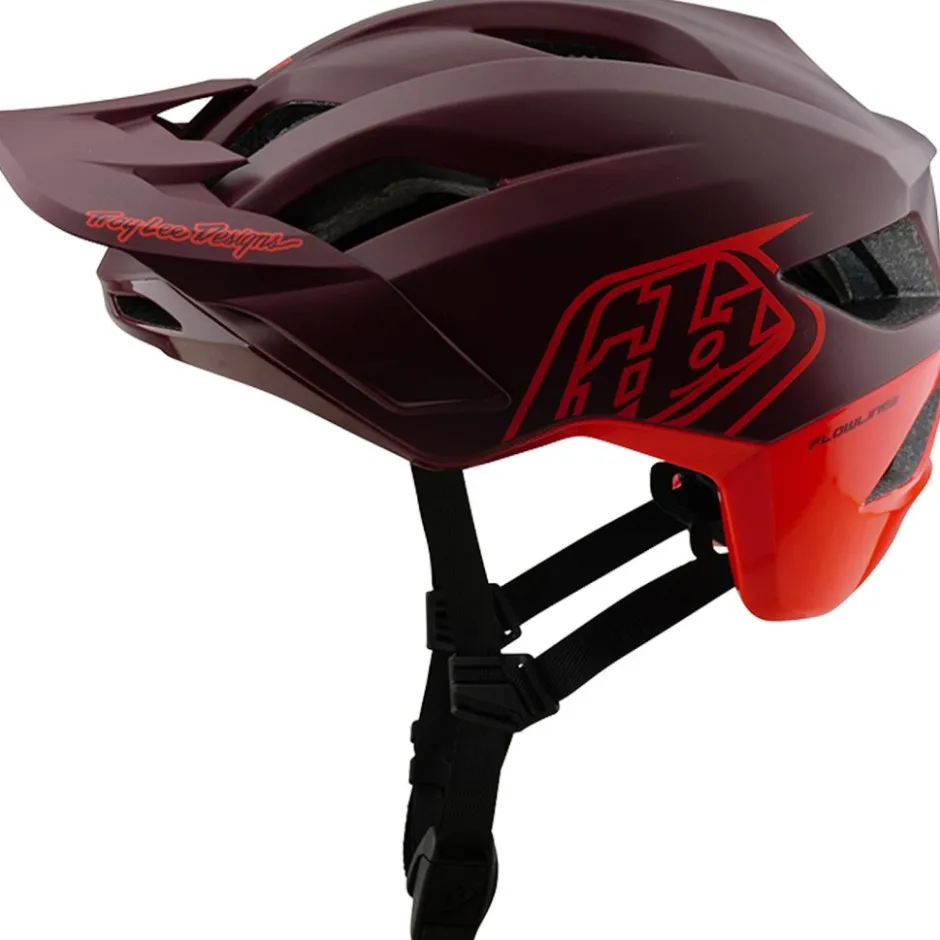 E-Bike Helmen < Troy Lee Designs Flowline SE MIPS Helm - Badge Maroon