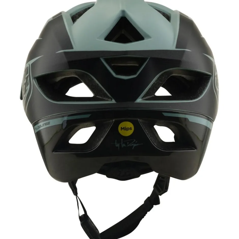 E-Bike Helmen < Troy Lee Designs Flowline SE MIPS Helm - Hydro Sage/Charcoal