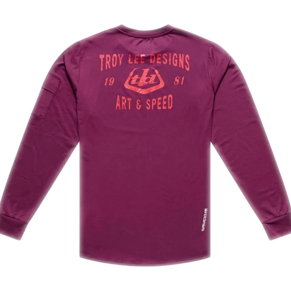 Mtb-Shirts < Troy Lee Designs Rucku Ride Fiethirt et ange ouwen Heren - ockdown angria