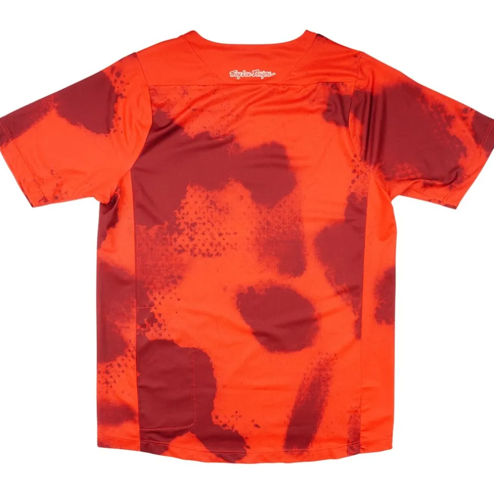 Troy Lee Designs Skyline Fietsshirt met Korte Mouwen Kinderen - Flared Fiery Red