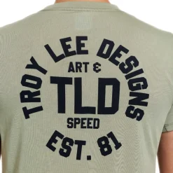 Troy Lee Designs Skyline Ride Fietsshirt met Korte Mouwen Heren - Stamps Sage