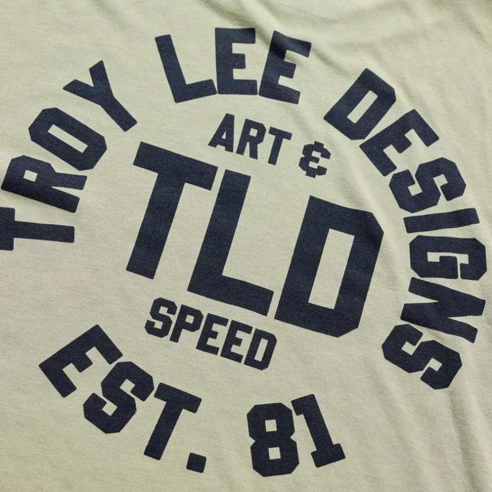 Troy Lee Designs Skyline Ride Fietsshirt met Korte Mouwen Heren - Stamps Sage