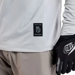 Mtb-Shirts < Troy Lee Designs Skyline Ride Fietsshirt met Lange Mouwen Heren - Signature Mist