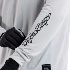 Mtb-Shirts < Troy Lee Designs Skyline Ride Fietsshirt met Lange Mouwen Heren - Signature Mist