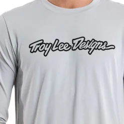 Mtb-Shirts < Troy Lee Designs Skyline Ride Fietsshirt met Lange Mouwen Heren - Signature Mist