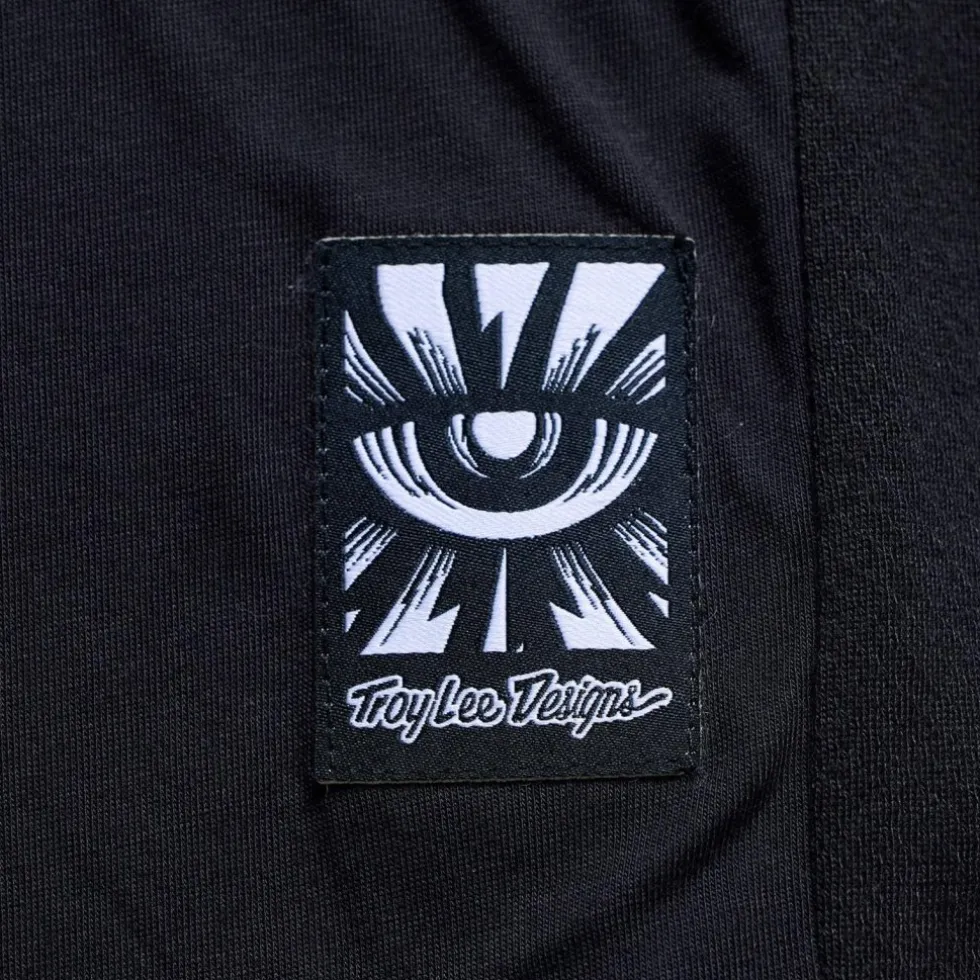 Troy Lee Designs Skyline Ride Fietsshirt met Lange Mouwen Kinderen - Signature Black/Real Teal