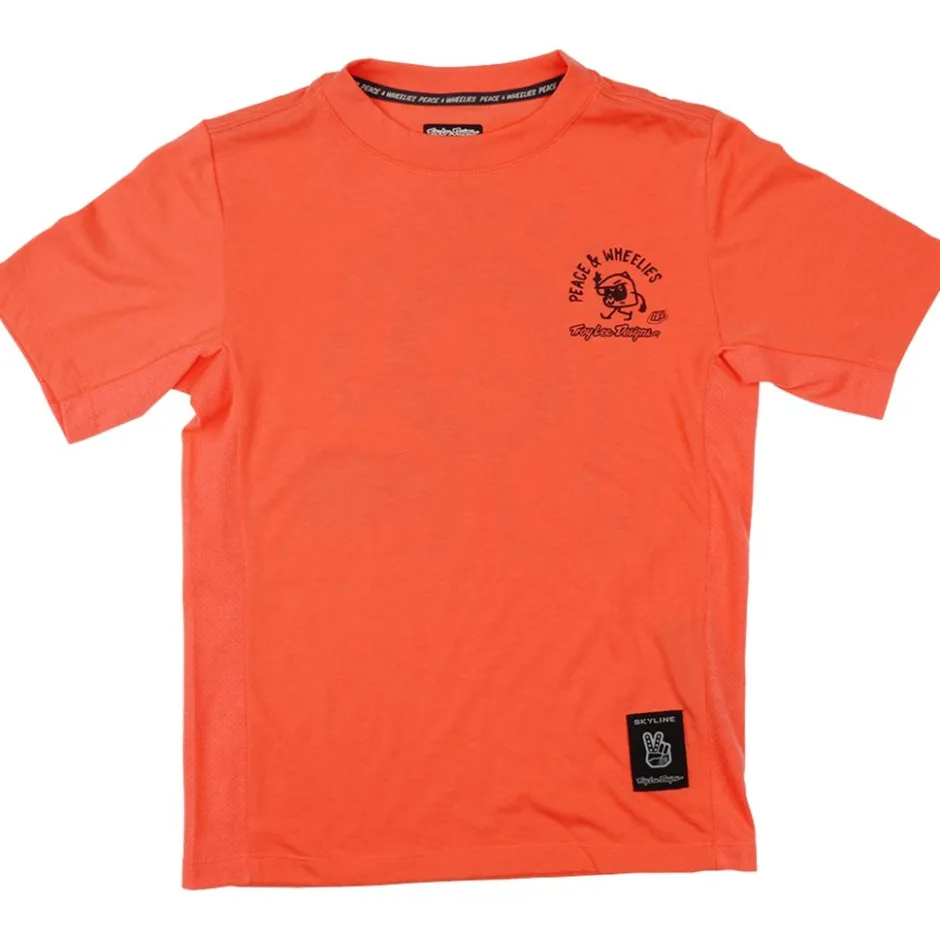 Shirts Kinderen < Troy Lee Designs Skyine Ride Fietsshirt met Korte Mouwen Kinderen - Peace & Wheeies Meon