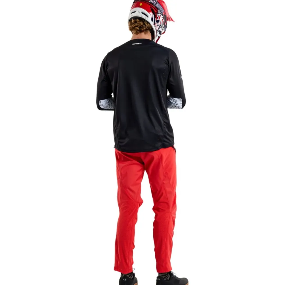 Troy Lee Designs Sprint Fietsshirt met Lange Mouwen Heren - Mono Black