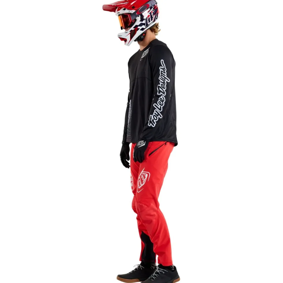 Troy Lee Designs Sprint Fietsshirt met Lange Mouwen Heren - Mono Black