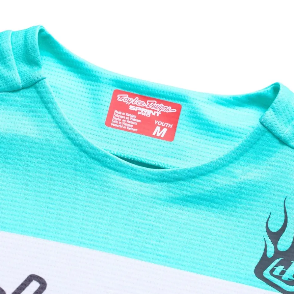 Troy Lee Designs Sprint Pro Fietsshirt met Lange Mouwen Kinderen - YO Moto Carbon