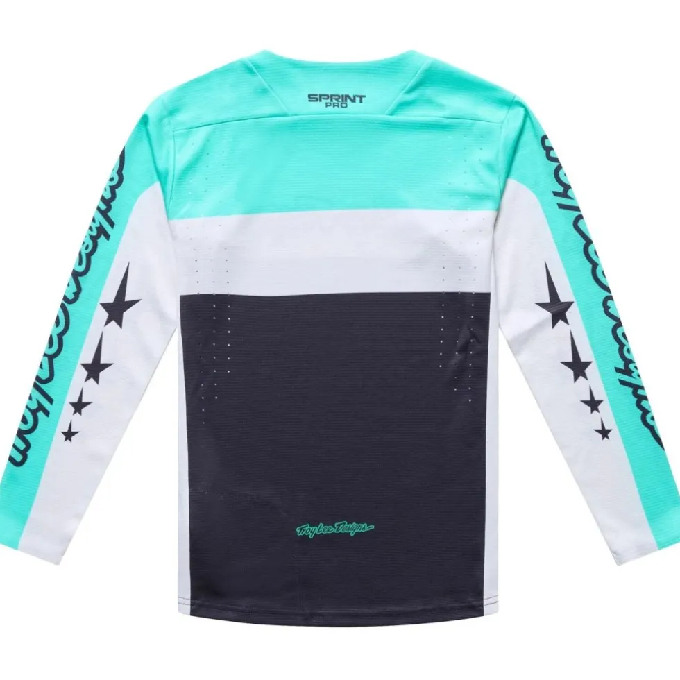 Troy Lee Designs Sprint Pro Fietsshirt met Lange Mouwen Kinderen - YO Moto Carbon