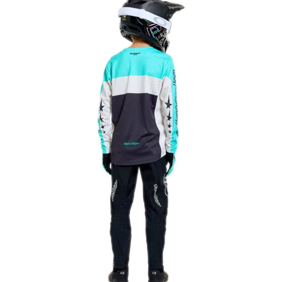 Troy Lee Designs Sprint Pro Fietsshirt met Lange Mouwen Kinderen - YO Moto Carbon
