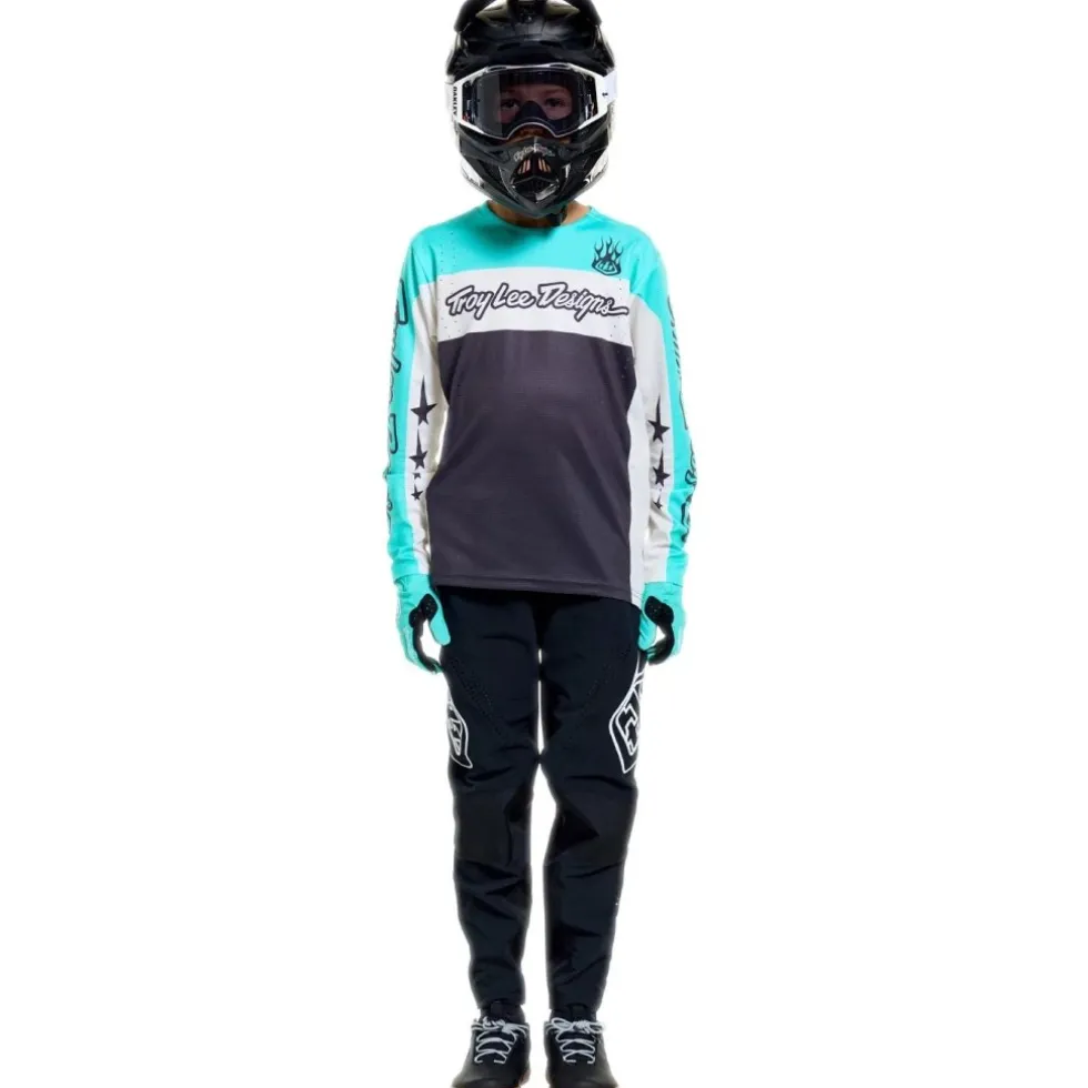 Troy Lee Designs Sprint Pro Fietsshirt met Lange Mouwen Kinderen - YO Moto Carbon