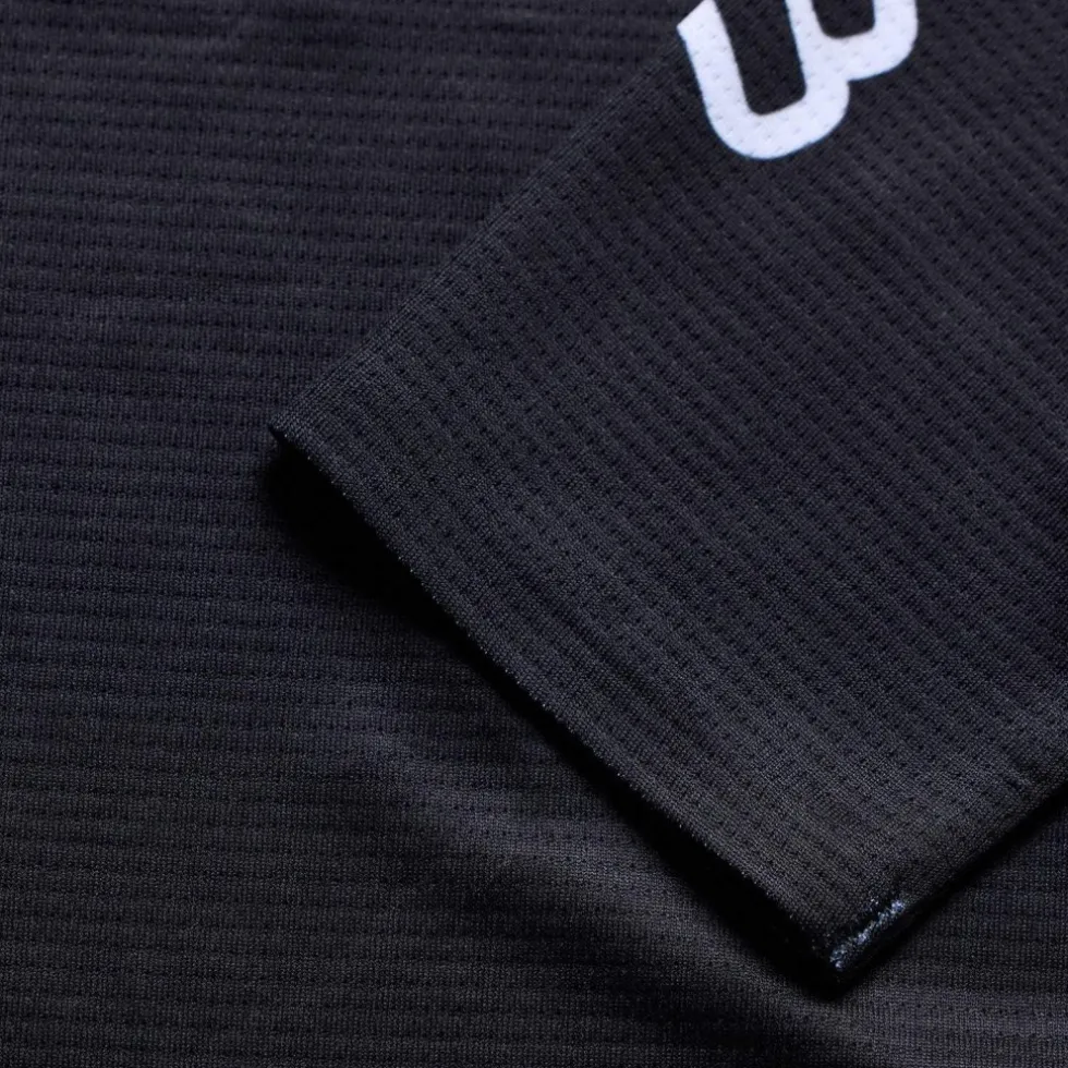 Troy Lee Designs Sprint Pro Fietsshirt met Lange Mouwen Kinderen - Mono Black