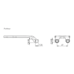 Tune Porteur Stem Mount for Garmin Cycling Computers