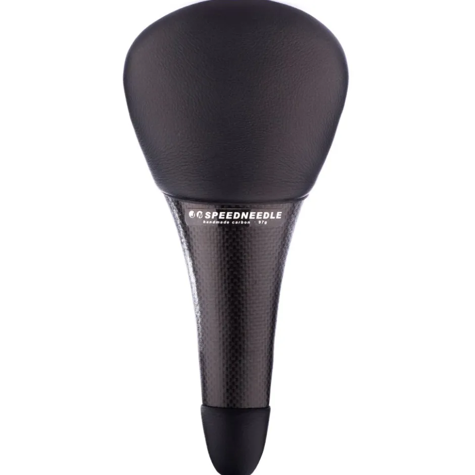 Zadels < Tune Speedneedle Leer Carbon Zadel - zwart
