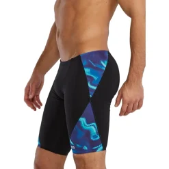 Wedstrijd Zwemkleding|Zwembroeken & Bikini'S < TYR Blade Splice Waveform Durafast Elite® Zwemjammer Heren - blauw/groen