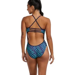 TYR Dragonflyte Durafast Elite® Trinityfit Badpak Dames - green/navy