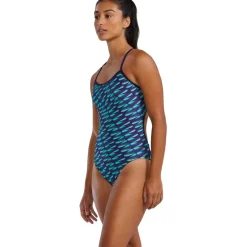 TYR Dragonflyte Durafast Elite® Trinityfit Badpak Dames - green/navy