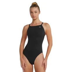 TYR Solid Durafast Elite® Diamondfit Badpak Dames - zwart