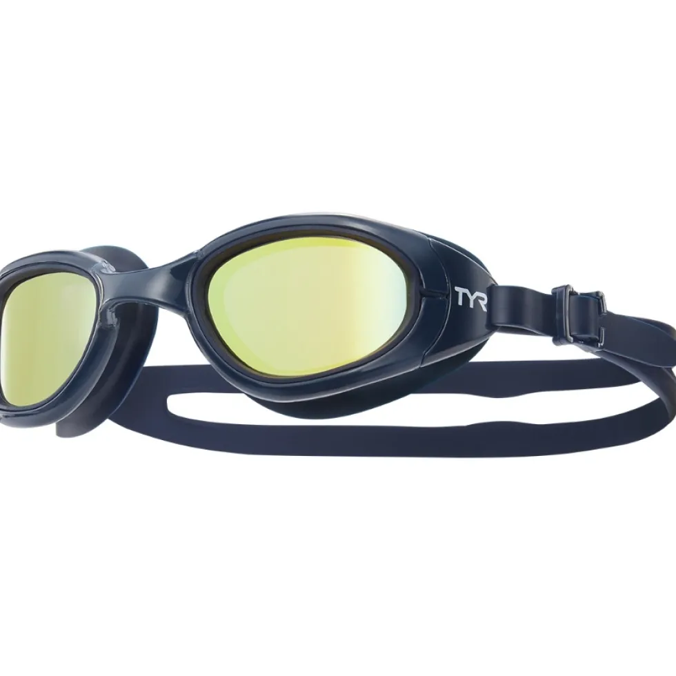 TYR Special Ops 2.0 Mirrored Zwembril - gold/navy