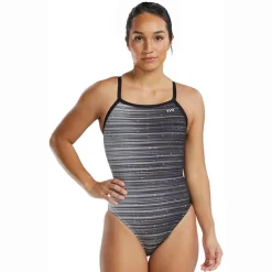 TYR Speedwarp Durafast Elite® Diamondfit Badpak Dames - titanium