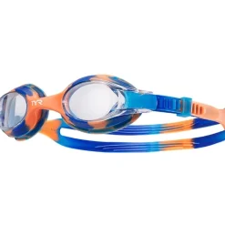 TYR Swimple Tie Dye Zwembril Kinderen - transparant/blauw/oranje