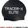 TYR Tracer-X Elite Racing Mirrored Zwembril - zilver/zwart/zilver