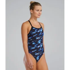 Wedstrijd Zwemkleding < TYR Triadic Durafast Elite® Diamondfit Badpak Dames - blauw