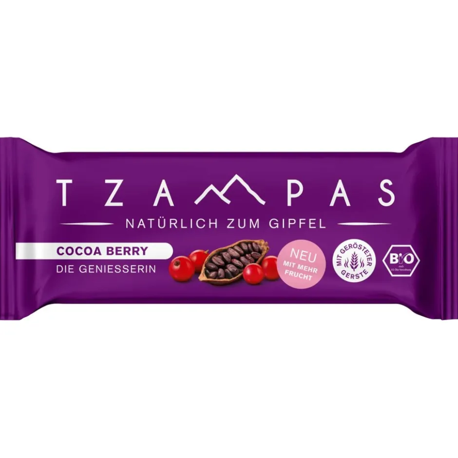 Outdoor Maaltijden < TZAMPAS BIO Energiereepen - Testpakket - 16x40g