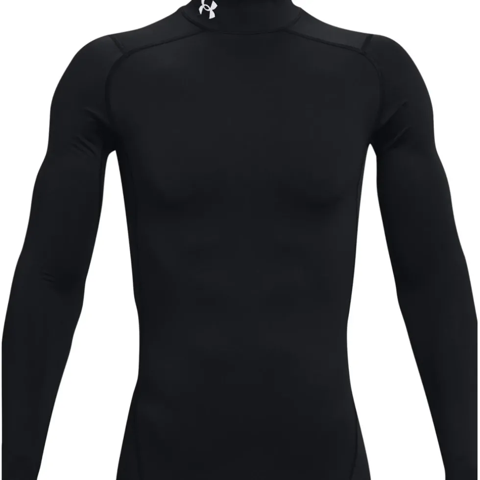 Under Armour ColdGear® Compression Mock Heren - Zwart / Wit