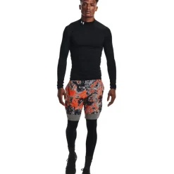 Under Armour ColdGear® Compression Mock Heren - Zwart / Wit