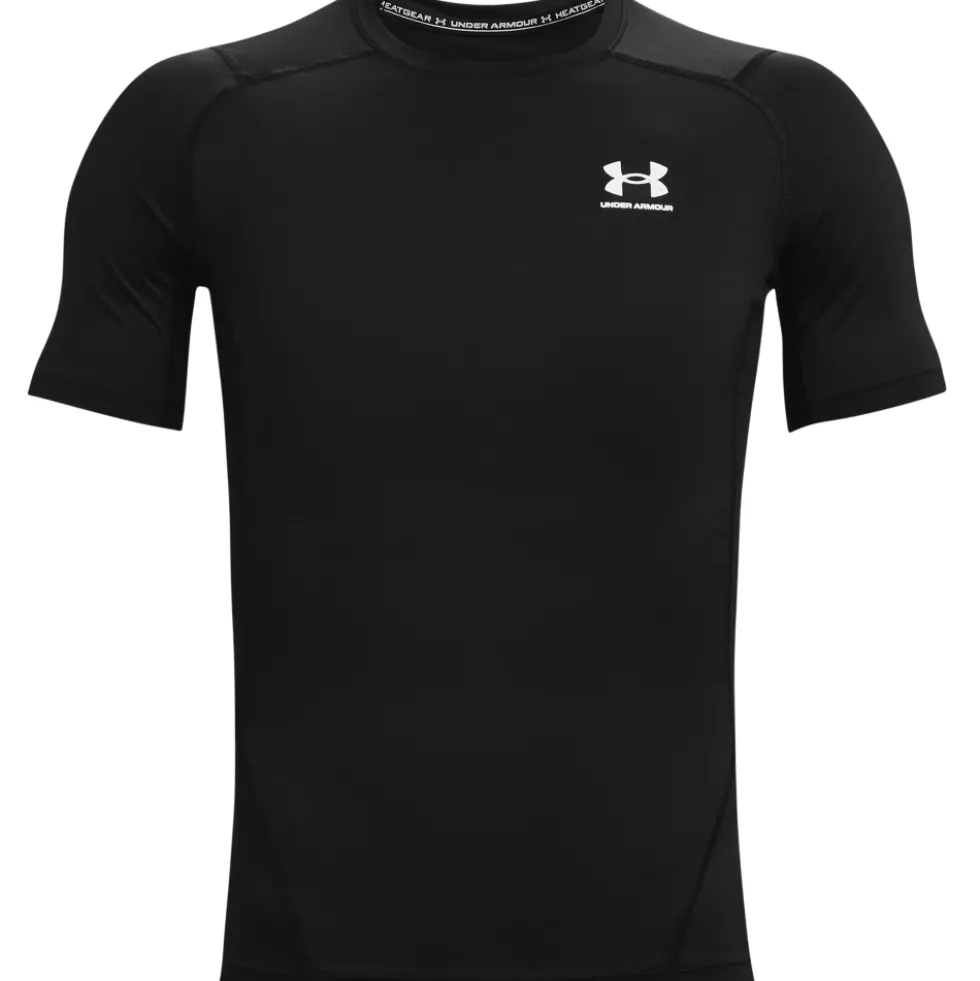 Under Armour HeatGear® Armour Shirt met korte mouwen heren - Zwart/Wit