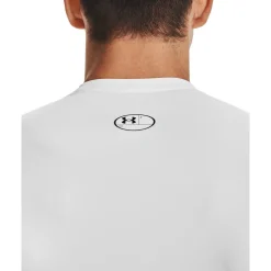 Under Armour HeatGear® Armour Shirt met korte mouwen heren - Wit/Zwart