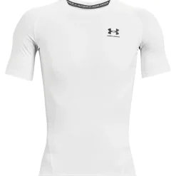 Under Armour HeatGear® Armour Shirt met korte mouwen heren - Wit/Zwart