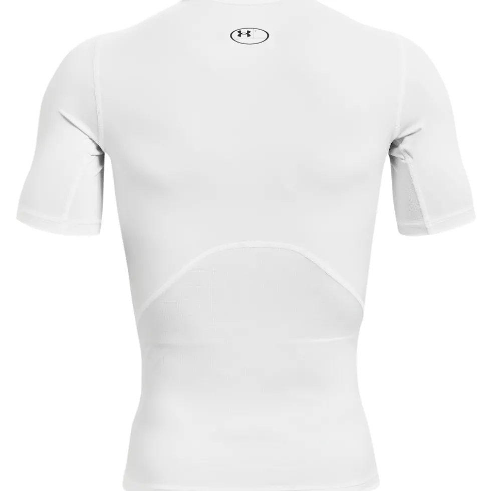 Under Armour HeatGear® Armour Shirt met korte mouwen heren - Wit/Zwart
