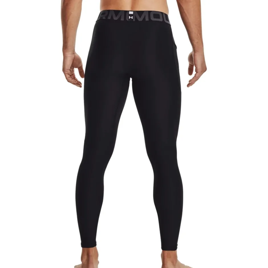 Broeken < Under Armour HeatGear® Armour Legging Heren - Zwart/Wit