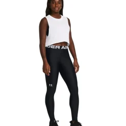 Under Armour HeatGear® Legging Dames - Zwart/Wit