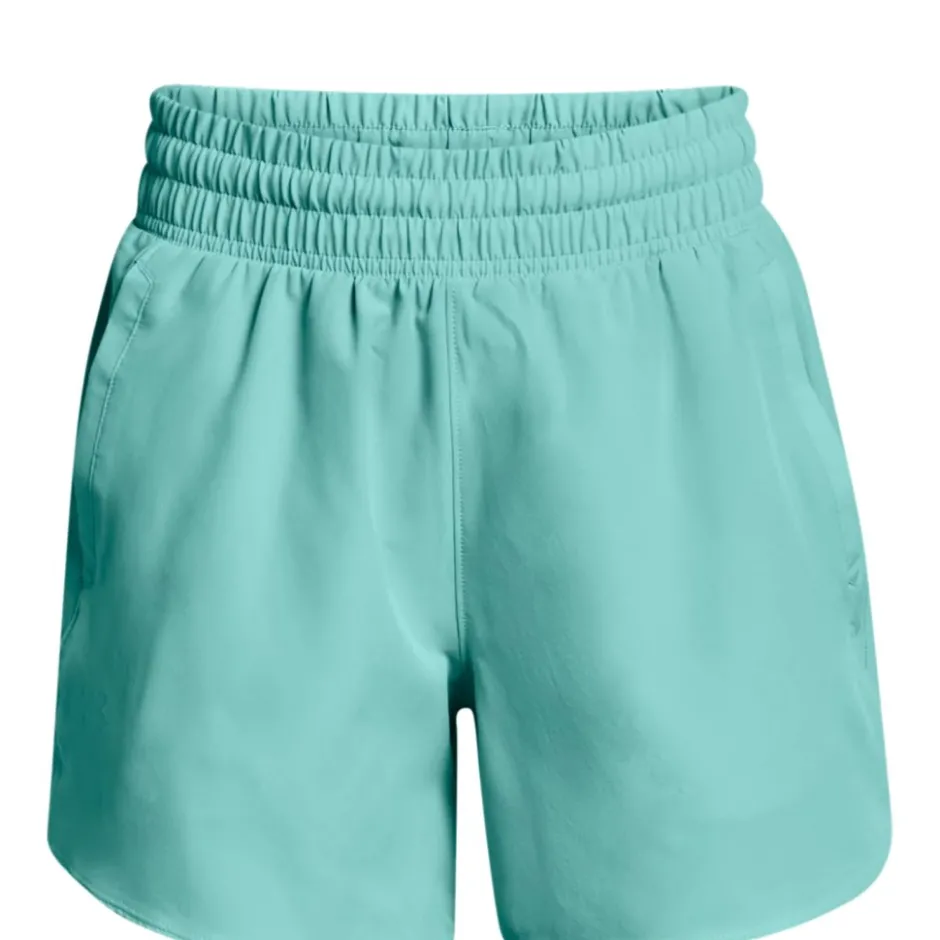 Broeken < Under Armour UA Flex Woven 13 cm Short Dames - Radial Turquoise/Radial Turquoise