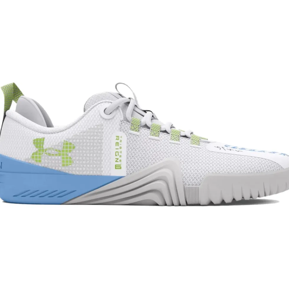 Under Armour UA Reign 6 Trainingsschoenen Dames - Wit/Horizon Blue/Morph Green
