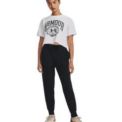 Under Armour UA Rival Fleece Joggingbroek Dames - Zwart/Wit