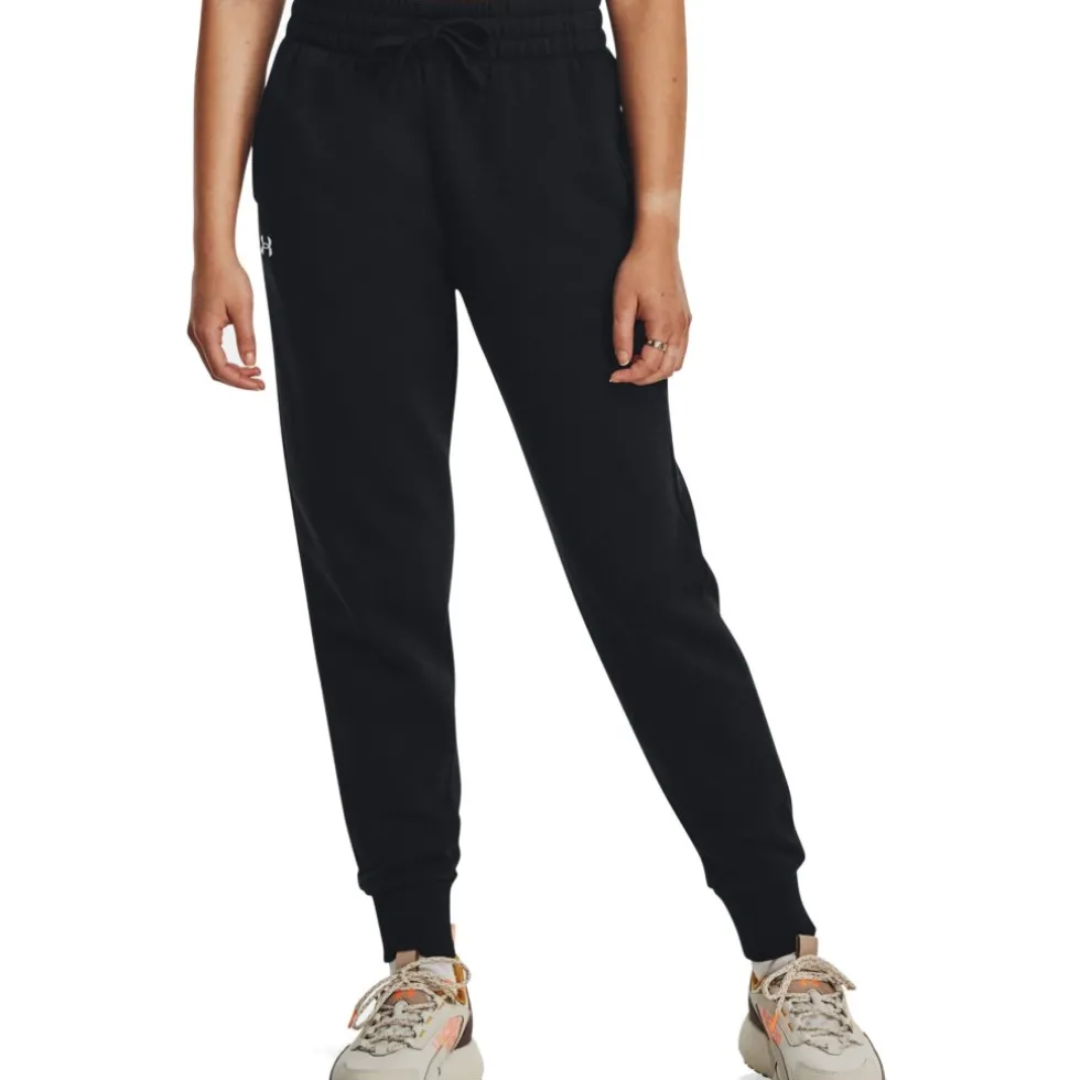 Under Armour UA Rival Fleece Joggingbroek Dames - Zwart/Wit
