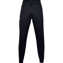 Broeken & Rokken|Broeken < Under Armour UA porttyle Joggingbroek Heren - Zwart/Wit