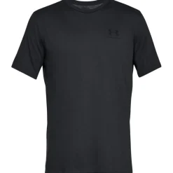 T-Shirts & Tops|T-Shirts & Tops < Under Armour UA porttye eft Chet hirt et korte ouwen heren - Zwart/Zwart