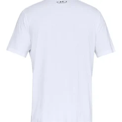 Under Armour UA Sportstyle Left Chest Shirt met korte mouwen heren - Wit/Zwart