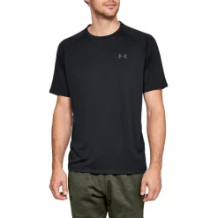 Under Armour UA Tech™ 2.0 Shirt met korte mouwen Heren - Zwart/Graphite