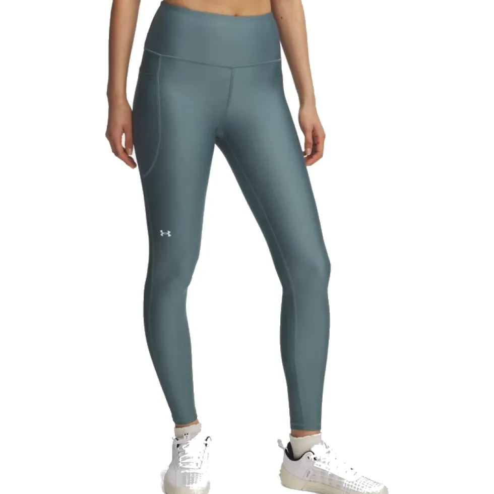Under Armour UA Tech Legging Dames - Jasper Blue/White