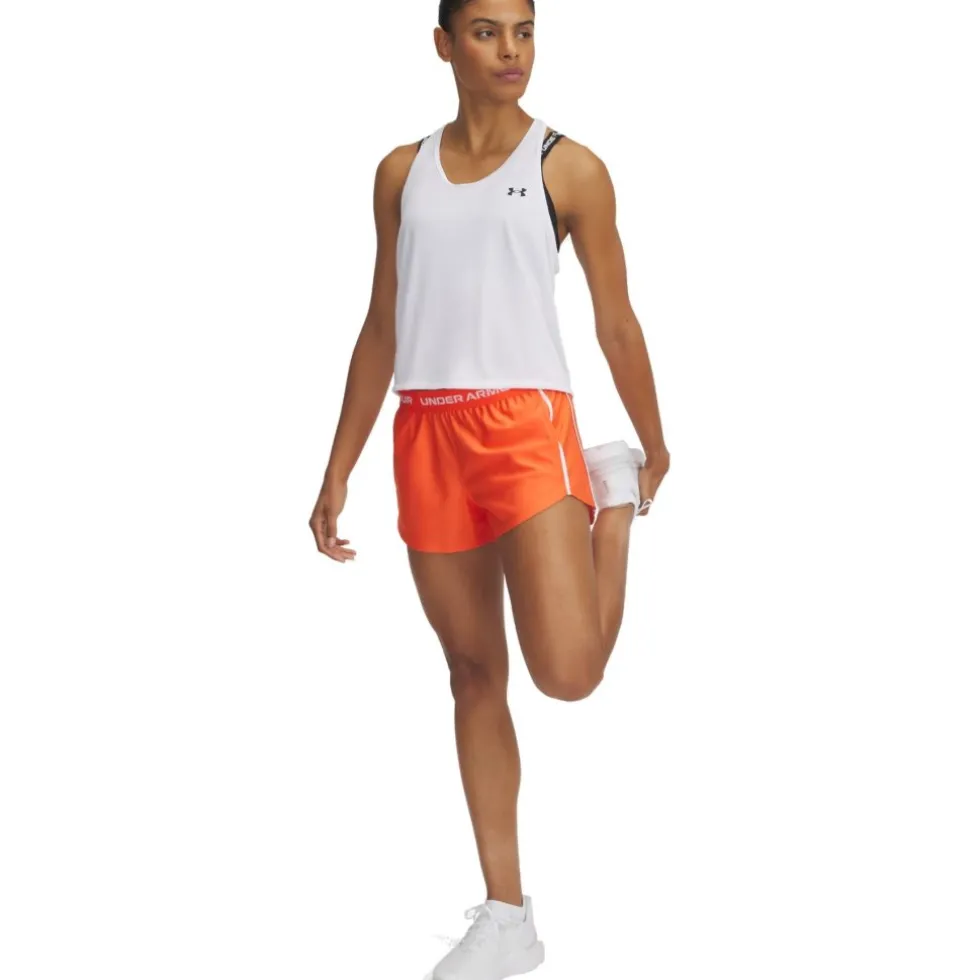 Under Armour UA Tech™ Play Up Short Dames - Fire/Wit