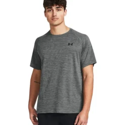 T-Shirts & Tops < Under Armour UA Tech™ Textured hirt met Korte Mouwen Heren - Caterock/Zwart