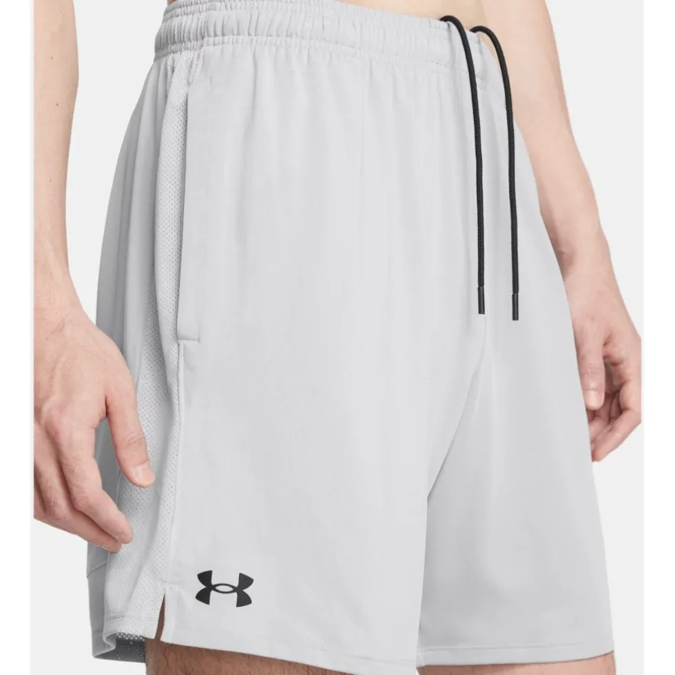 Under Armour UA Tech™ Vent 18 cm Shorts Heren - Mod Gray/Black